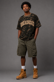 BREADHEAD Camo Boxy T-Shirt