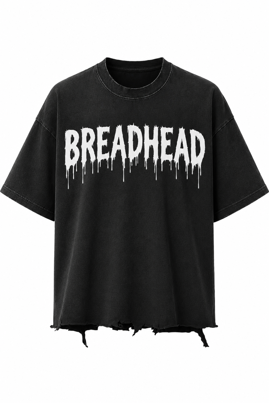 BREADHEAD DRIP RAW HEM T-Shirt