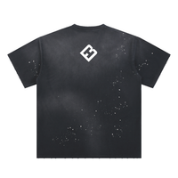 BREADHEAD Frayed Sunfade Paint Splatter T-Shirt