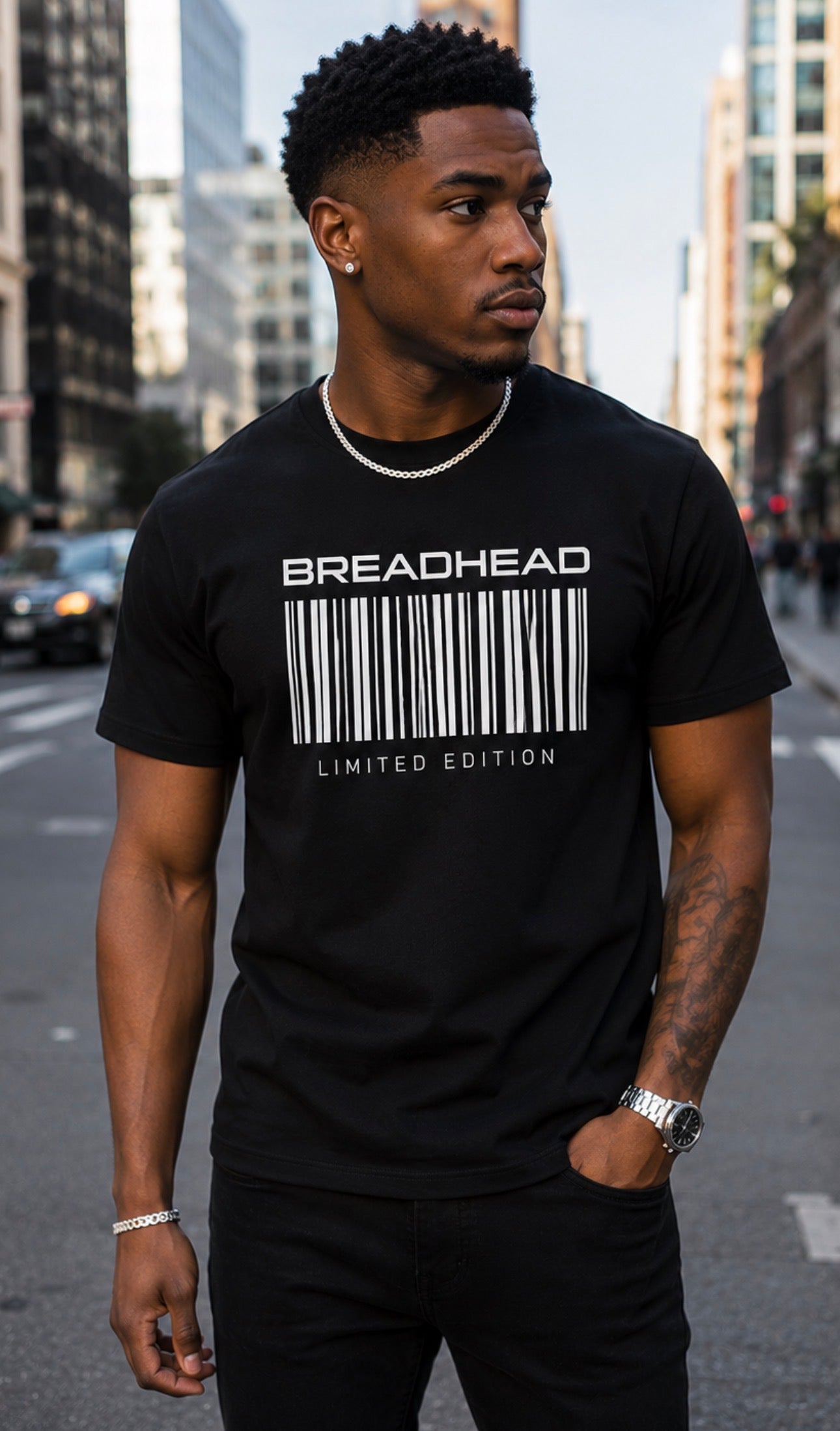 BREADHEAD BARCODE TEE