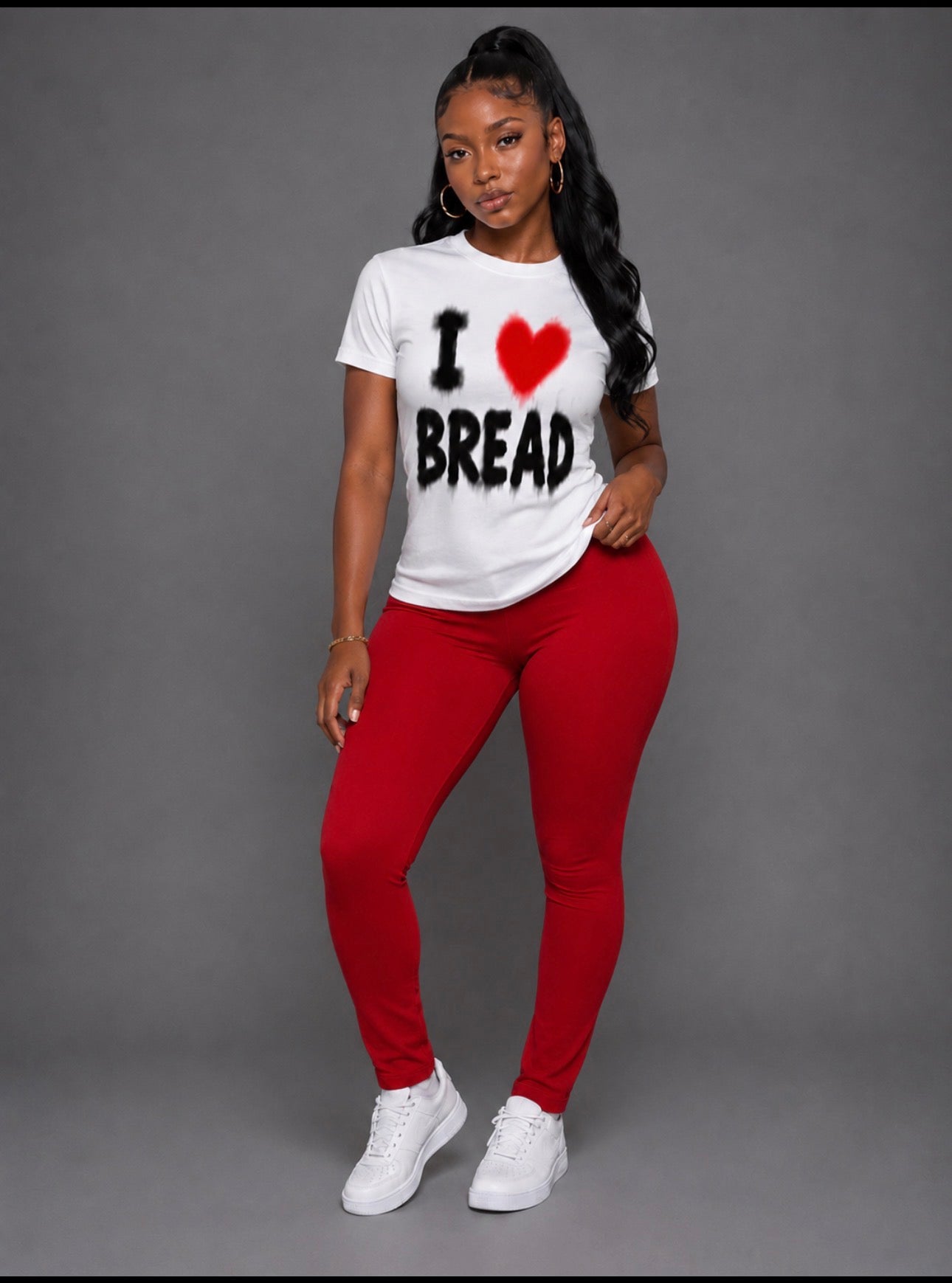 I LOVE BREADHEAD Bodycon T-Shirt