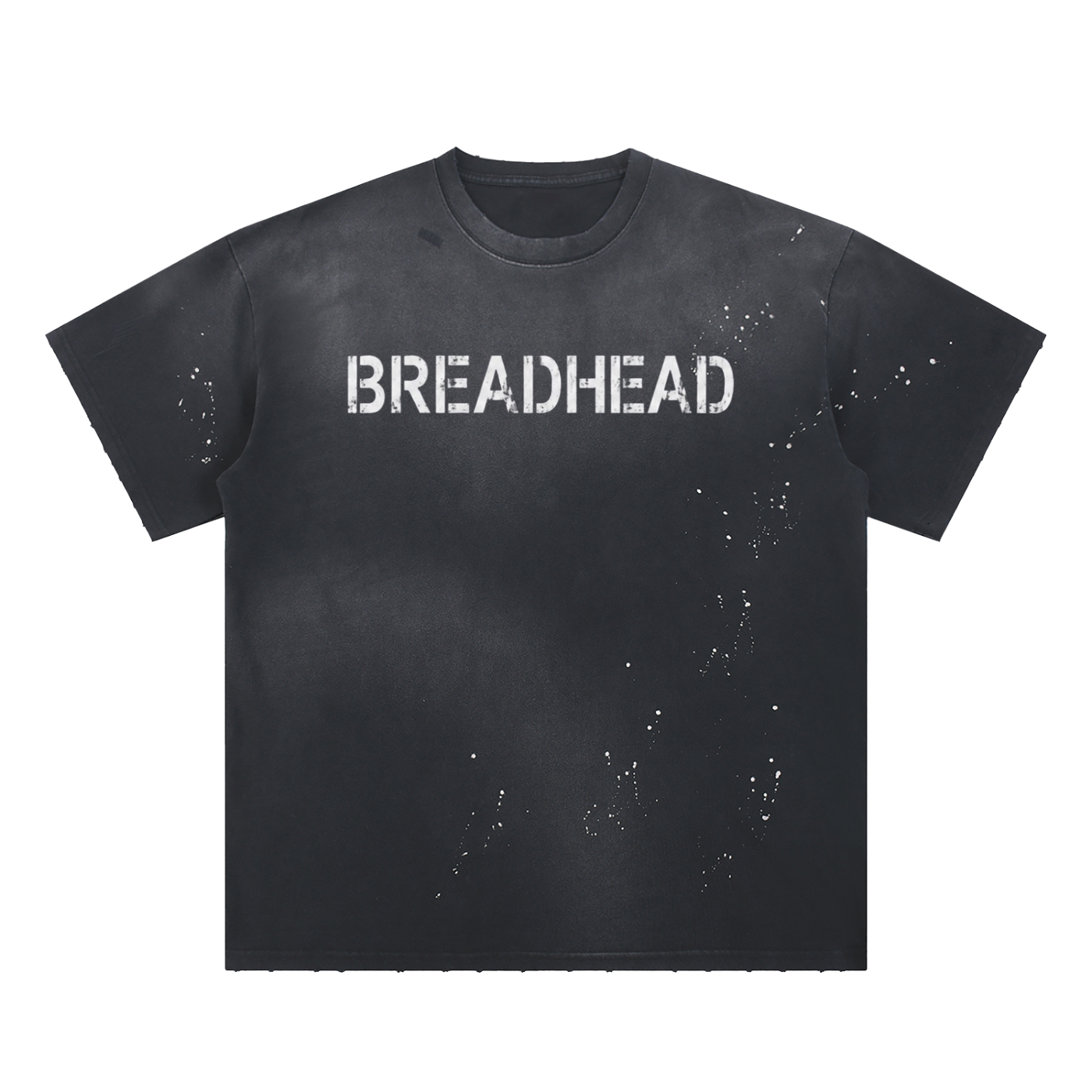 BREADHEAD Frayed Sunfade Paint Splatter T-Shirt