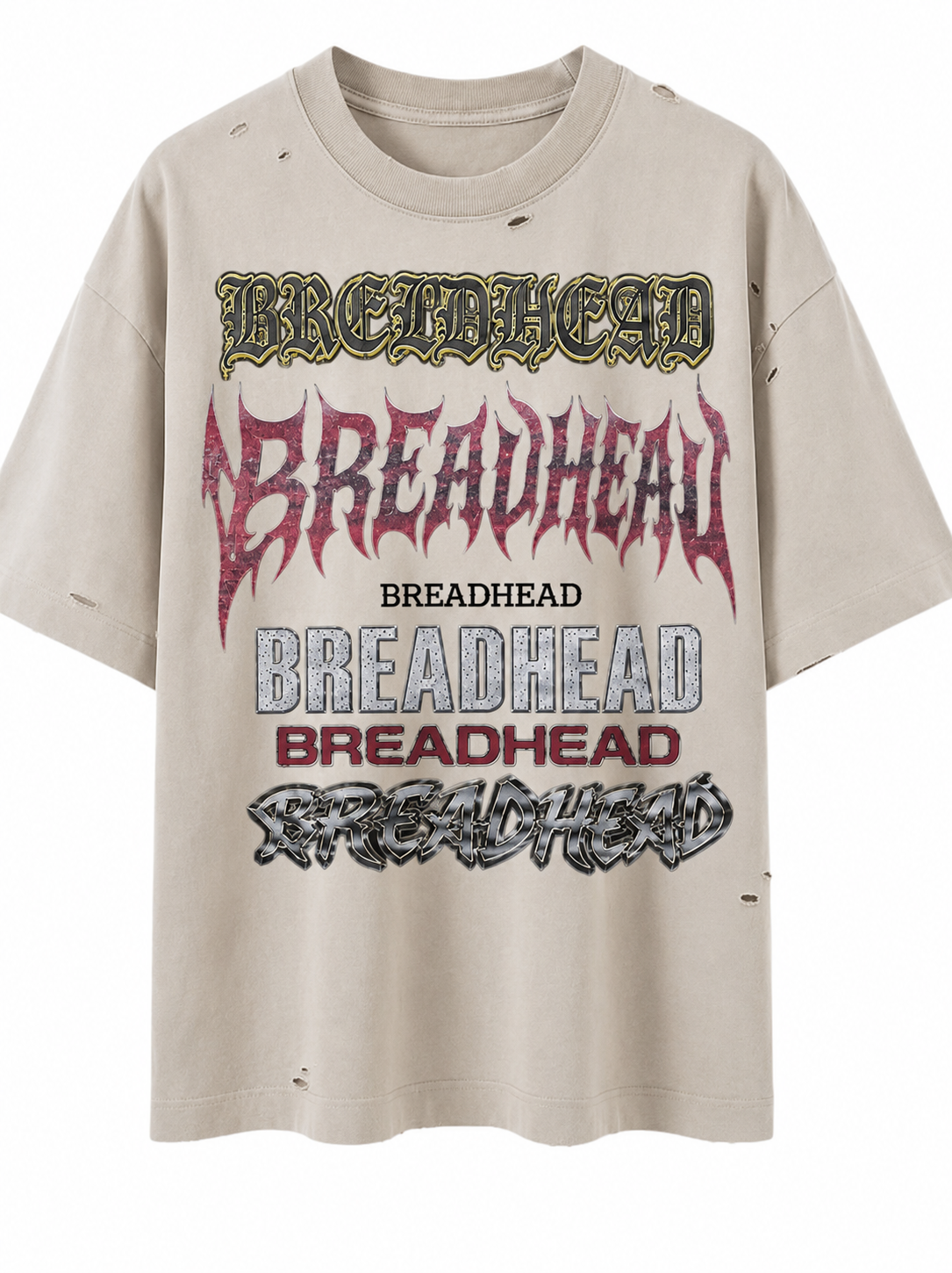 BREADHEAD Vintage Distressed T-Shirt