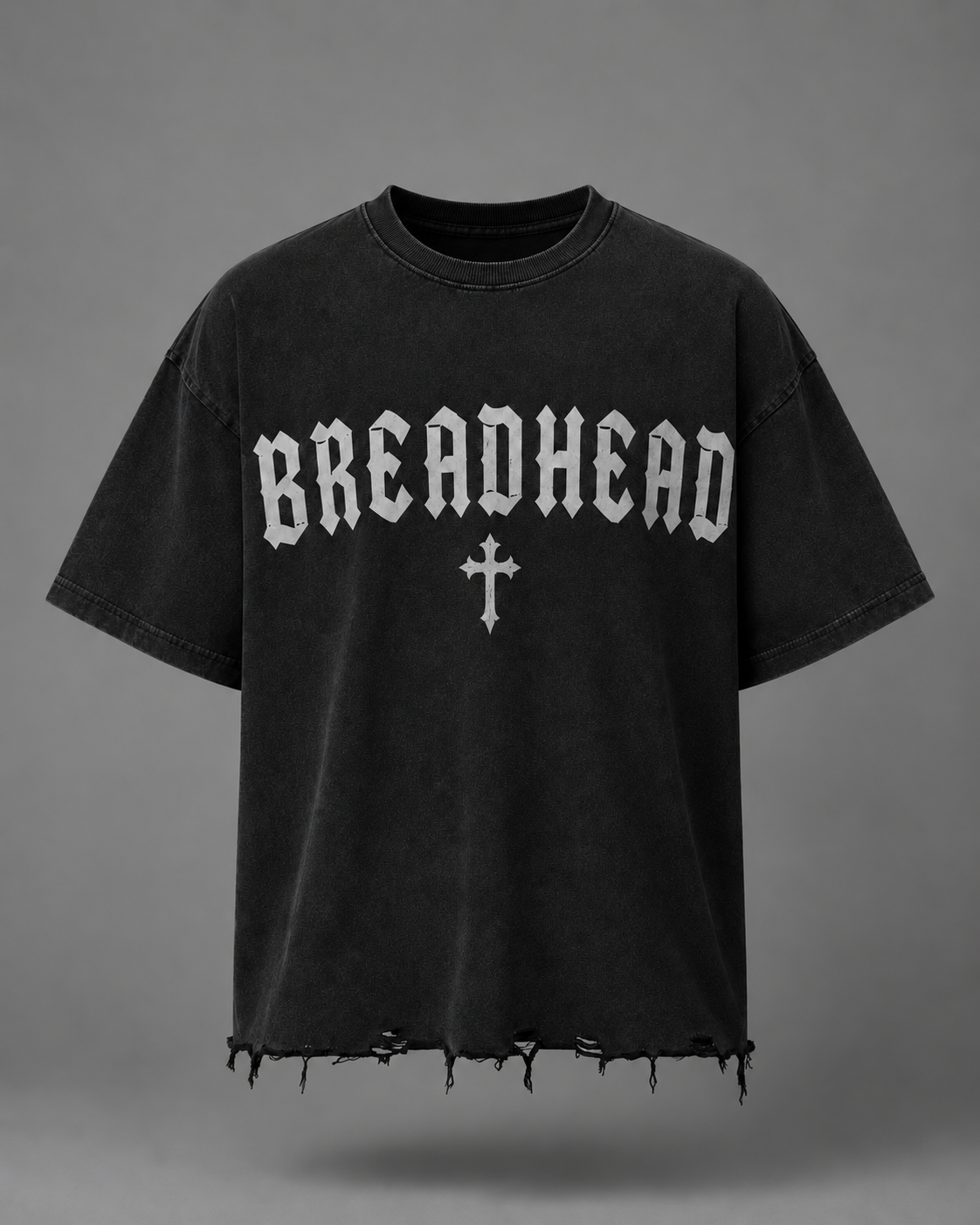 BREADHEAD TORN RAW HEM T-Shirt