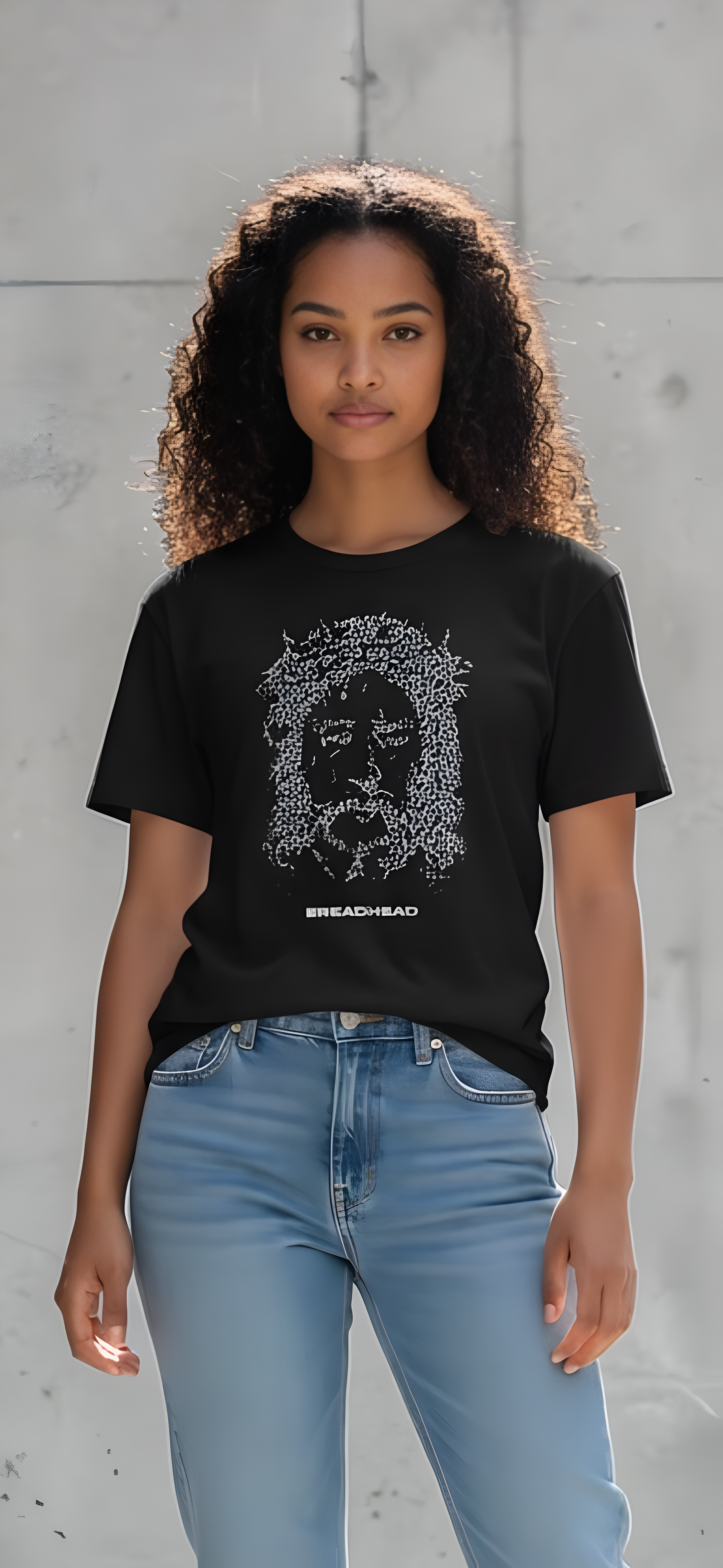Abstract Jesus Tee