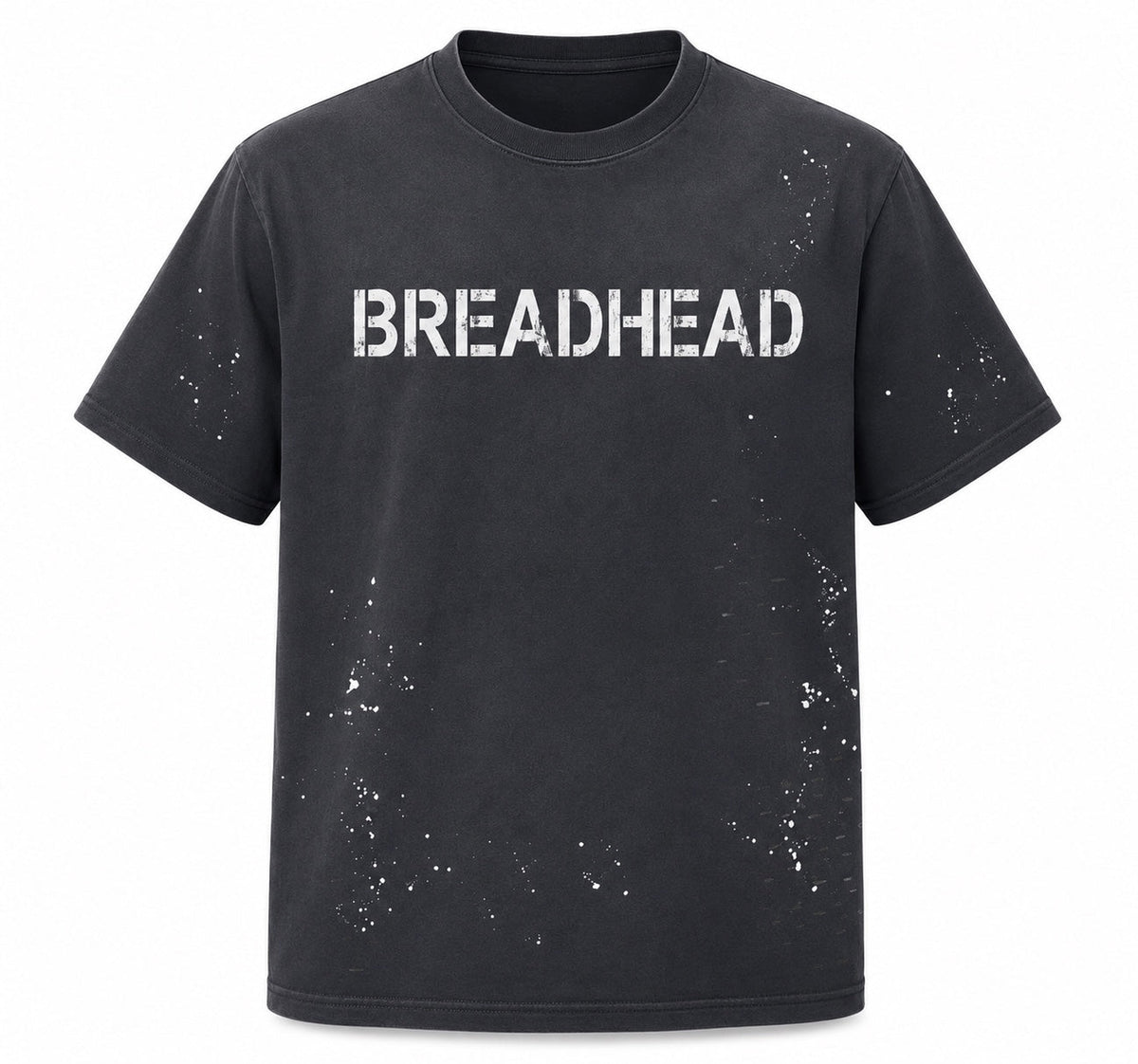 BREADHEAD Frayed Sunfade Paint Splatter T-Shirt